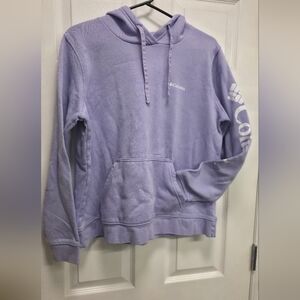 Womens Columbia Light Lavender Hoodie with Logo